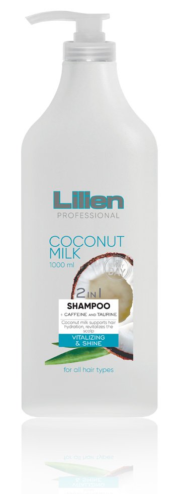 Lilien shampoo for all hair type Coconut Milk 2in1 1l | UNION COSMETIC  . | UNION COSMETIC .