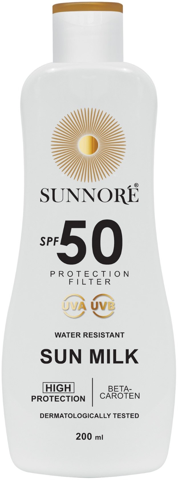 SUNNORÉ Opalovací mléko SPF 50 200 ml
