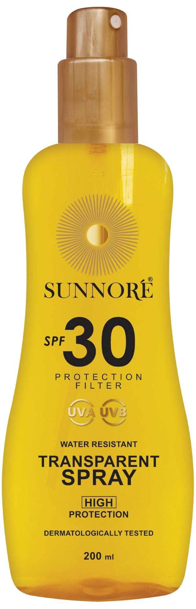 SUNNORÉ Transparentní sprej SPF 30 200 ml